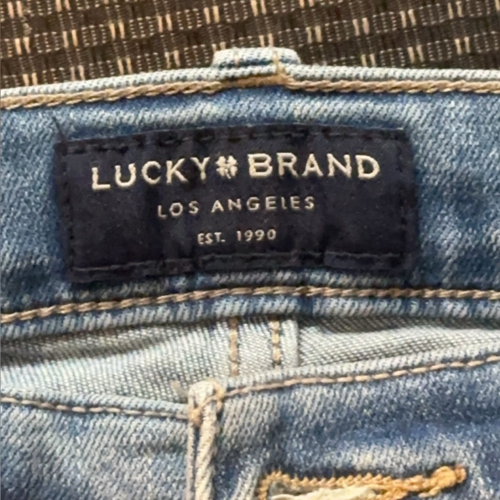 Lucky Brand Mid Rise Crop Jeans - Blue
